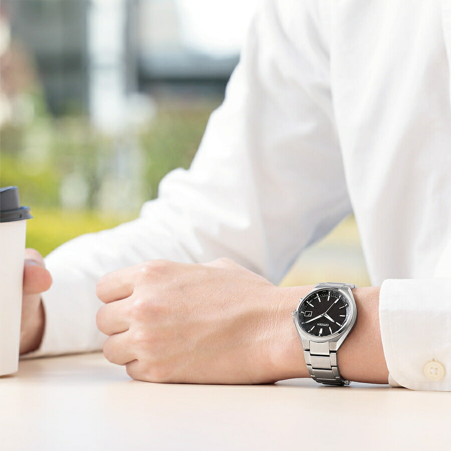 シチズン アテッサ 3針 38mm CB1120-50E メンズ ソーラー 電波