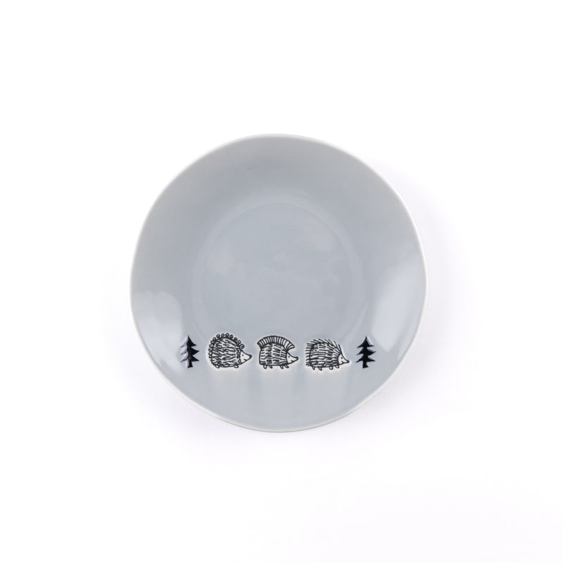 ペアプレートセット（マイキーとはりねずみ三兄弟・19cm）