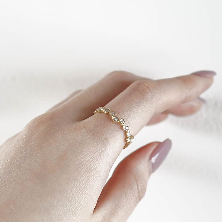 GICLAT： 木漏れ日 フルエタニティ リング G01R4Y