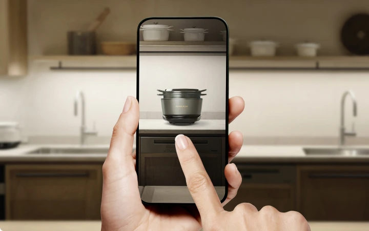 バーミキュラ ライスポット(5合炊き)[ソリッドシルバー