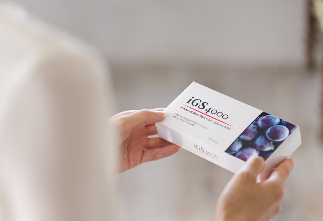 iGS4000【公式オンラインショップ】瞬芽ブドウ種子成分サプリメント