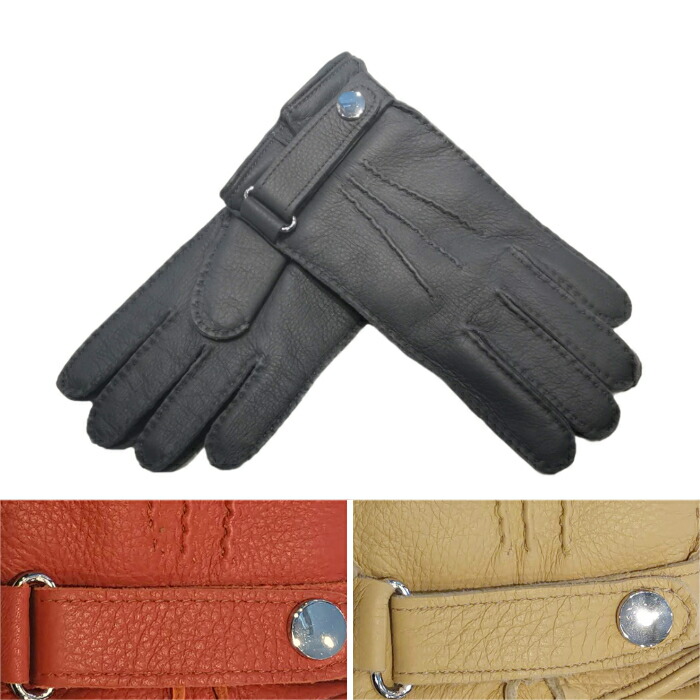 楽天市場】MEROLA ( メローラ ) メンズ 革 手袋 ディアスキン カシミア