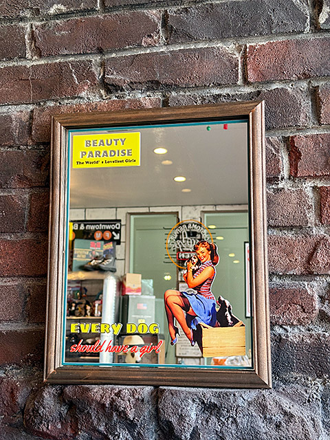 楽天市場】オールドアメリカン パブミラー ピンナップガール