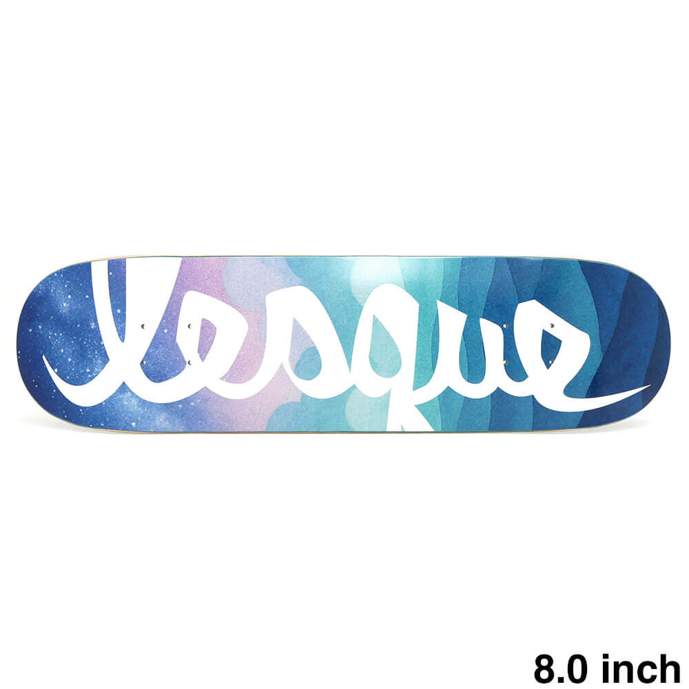 楽天市場】LESQUE DECK レスケ デッキ TEAM LOGO WHITE/NAVY 8.25