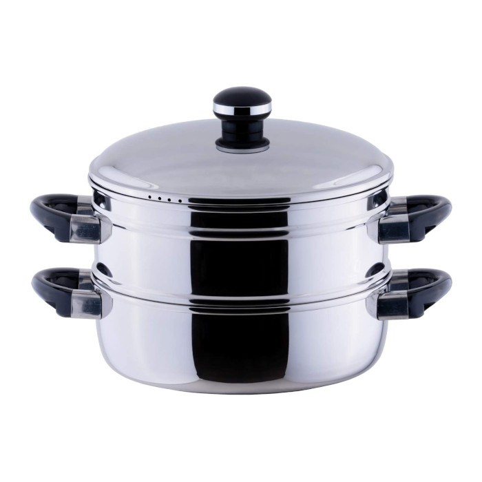 楽天市場】オブジェ 蒸し器 25cm 宮崎製作所 OJ-8-3 【 鍋 両手鍋 浅型