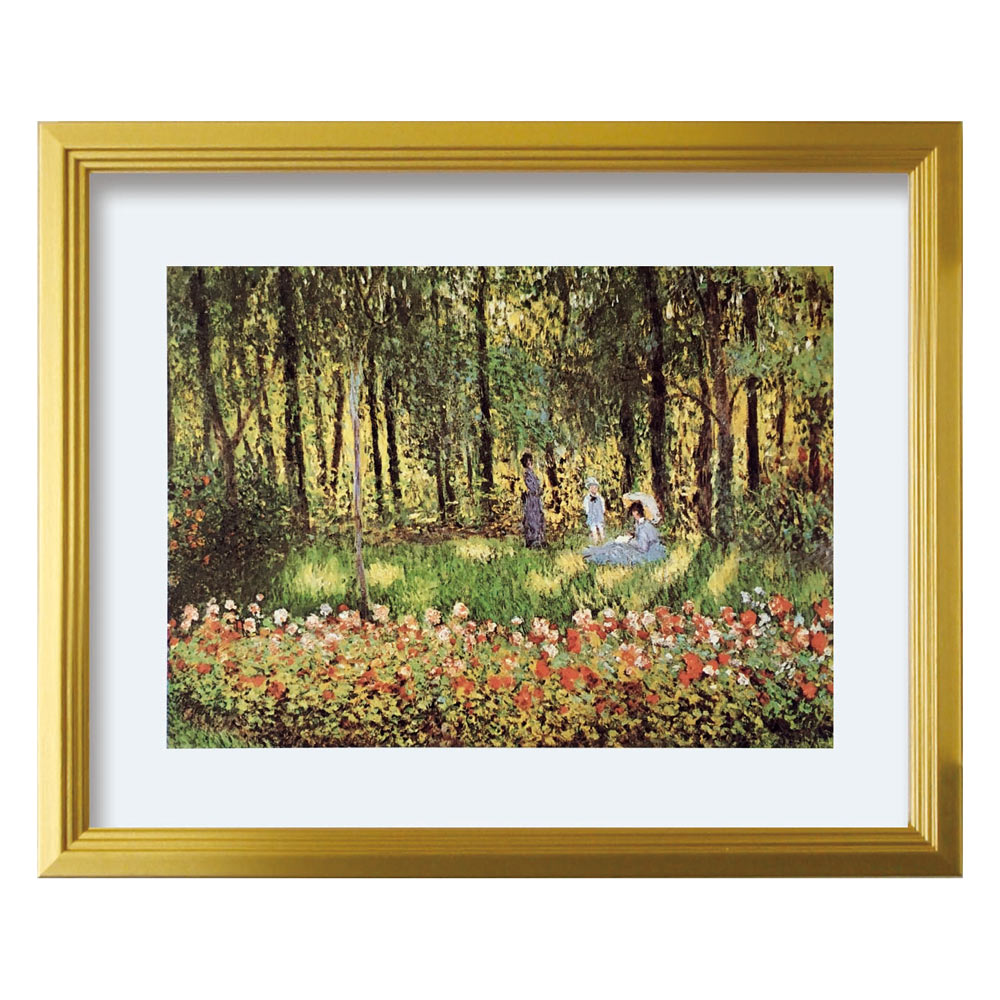 楽天市場】絵画 クロード モネ ヴェトゥイユの画家の庭(S) インテリア