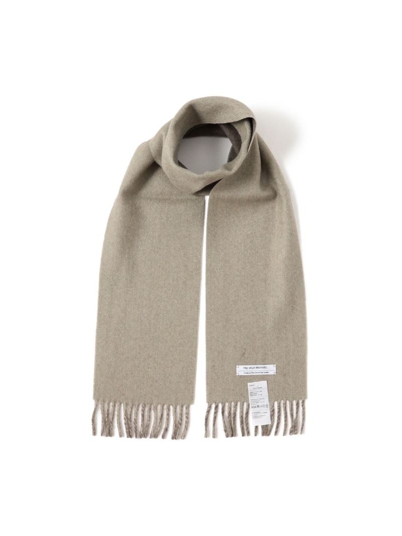 楽天市場】THE INOUE BROTHERS / アルパカ ブロックチェックマフラー