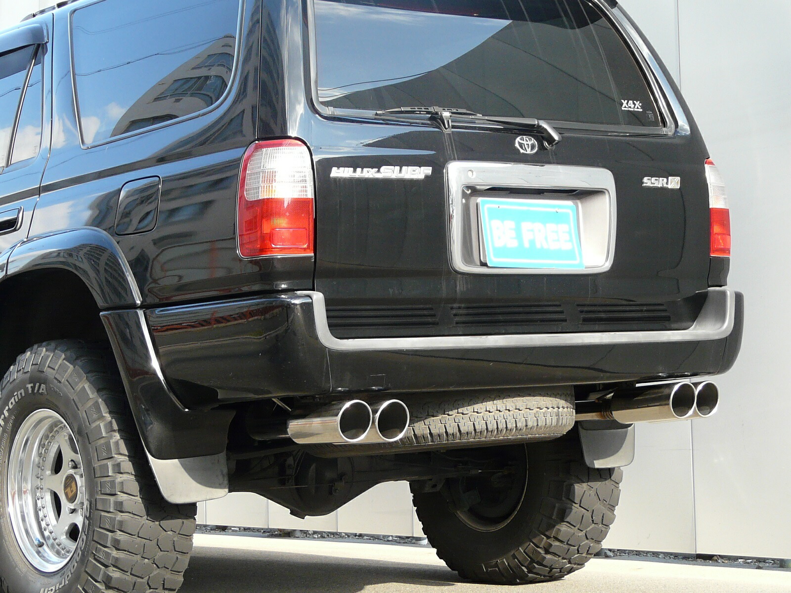 楽天市場】ハイラックスサーフ185専用 デュアルW出しマフラー 車検