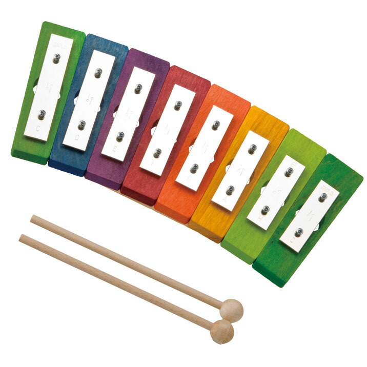 楽天市場】鉄琴 デコア社 レインボーグロッケン ダイヤ12音 楽譜付き