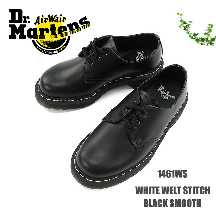 楽天市場】Dr.Martens 1461 White Stitch 3EYE SHOE ドクターマーチン