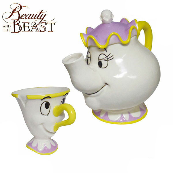 楽天市場】美女と野獣のティーセット | ポット夫人 チップのマグカップ