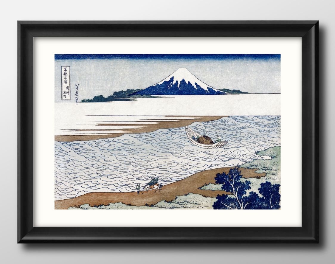 楽天市場】葛飾北斎 富嶽三十六景 甲州三坂水面 A3 サイズ ポスター