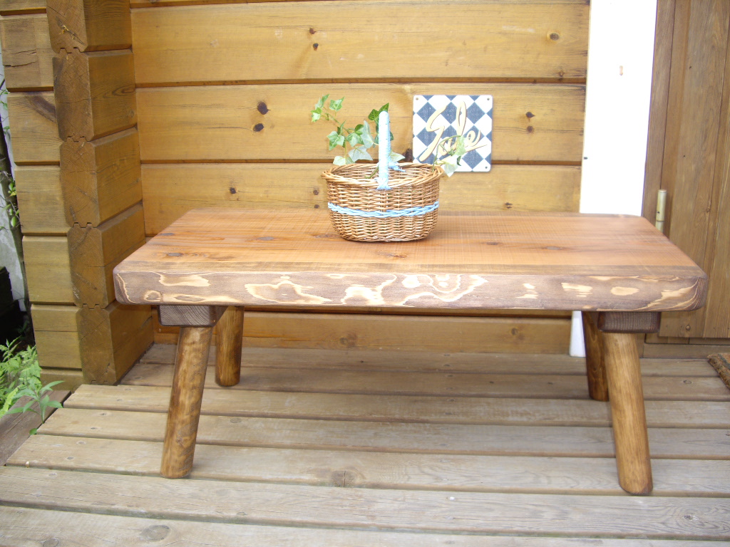 楽天市場】一枚板 ローテーブル 木製 カフェ テーブル ちゃぶ台