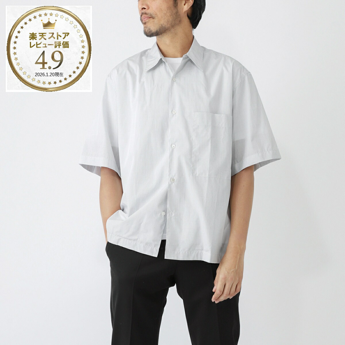 楽天市場】STUDIO NICHOLSON スタジオニコルソン シャツ FRAME SNM