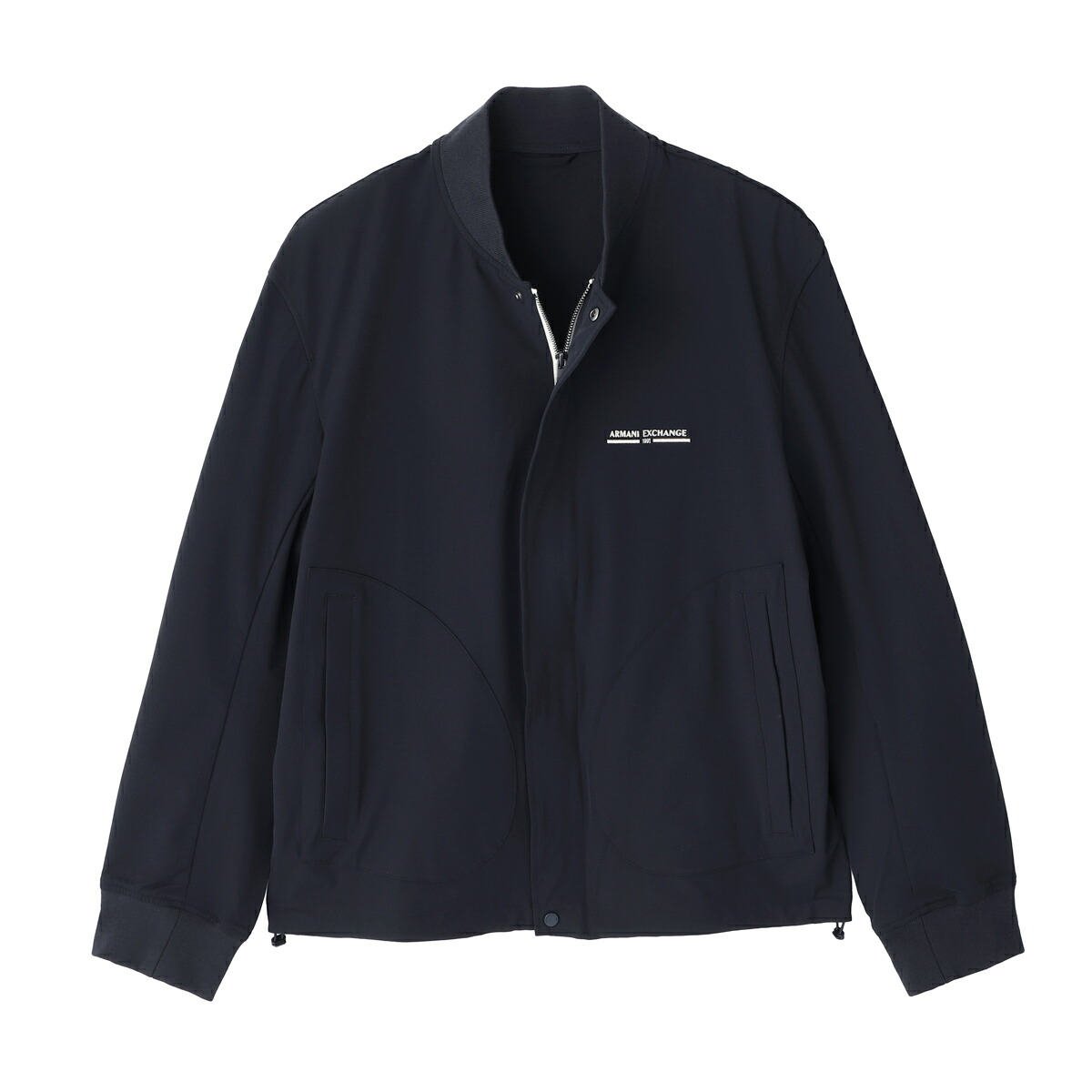 専用エンポリオアルマーニ 波状エンボス ボンバージャケット 48/L美品