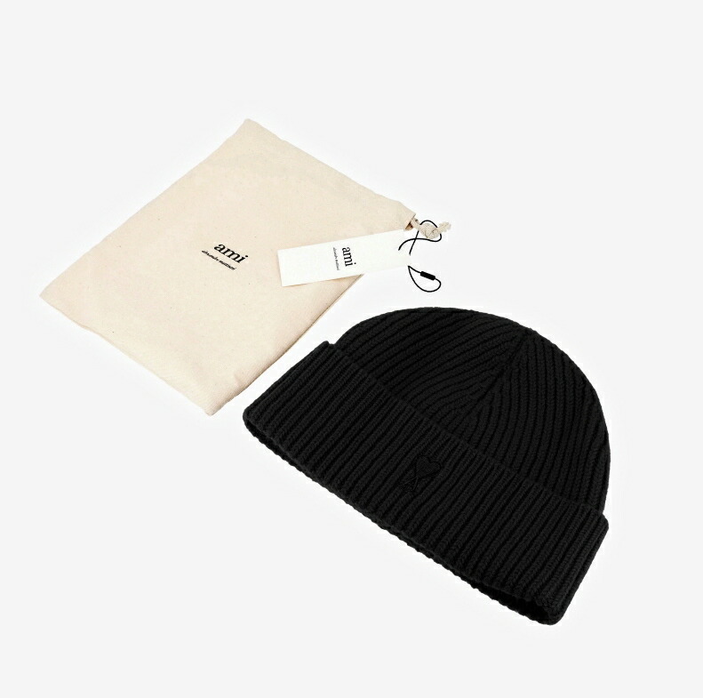 楽天市場】AMI PARIS アミパリス De Coeur Beanie ビーニー ニット帽