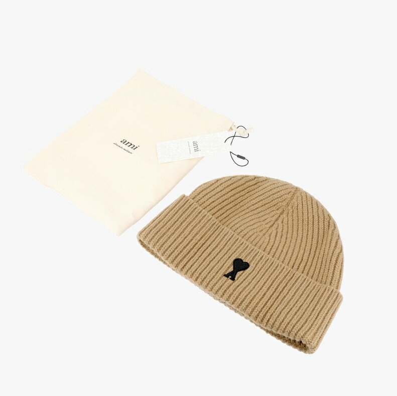 楽天市場】アミパリス AMI PARIS KNIT HAT 帽子 ニットキャップ