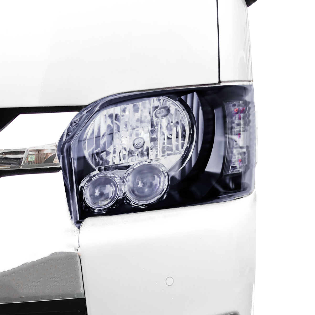 楽天市場】ハイエース 200系 4型 5型 6型 7型 LEDヘッドライト クリア