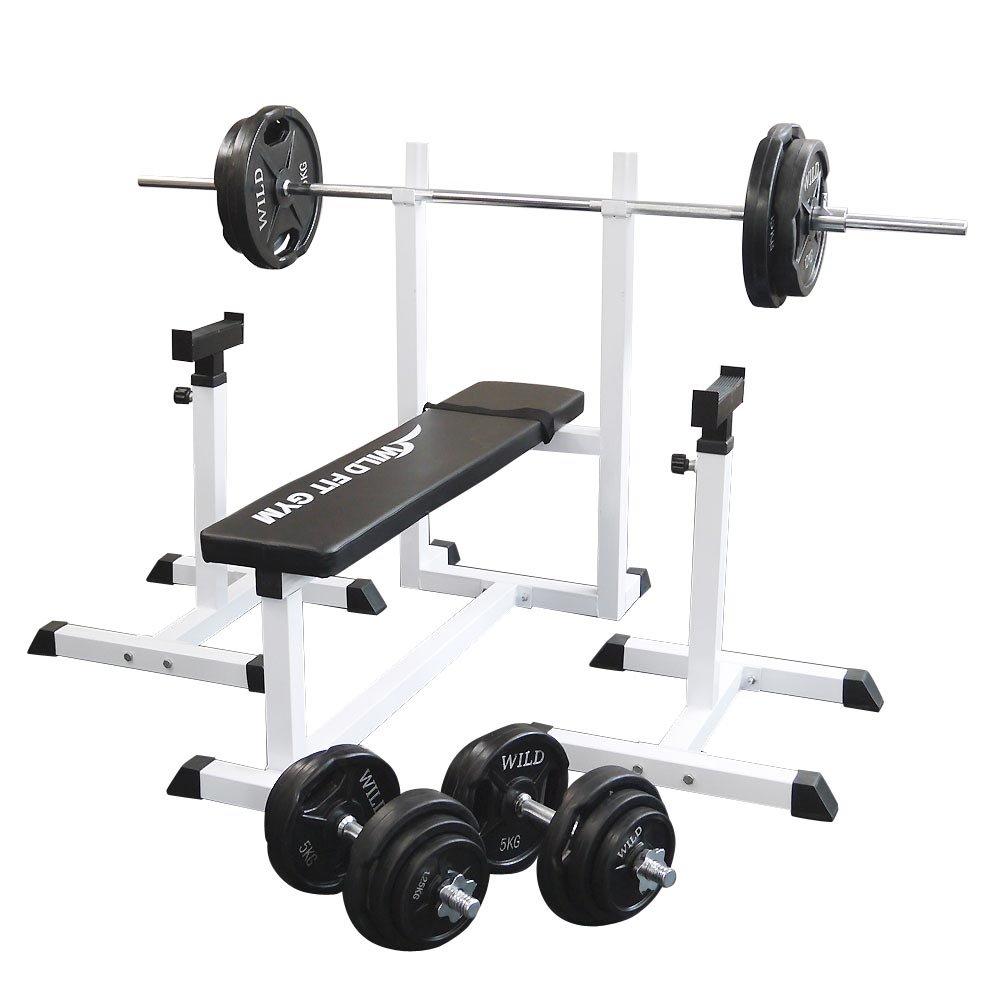 楽天市場】フォールディングジムセット 赤ラバー 140kg筋トレ