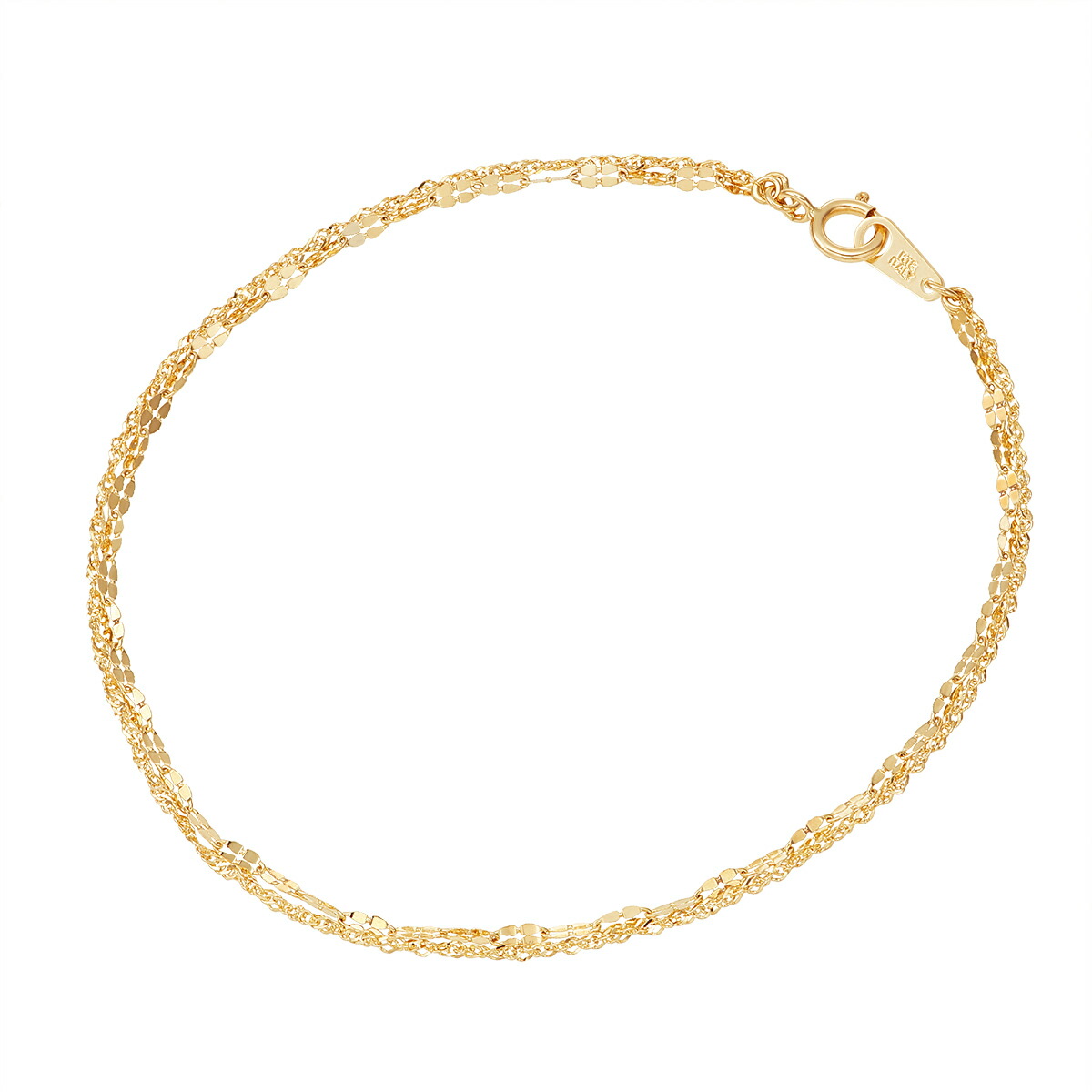 楽天市場】K18イエローゴールドアンクレット : ジュエリーツツミ