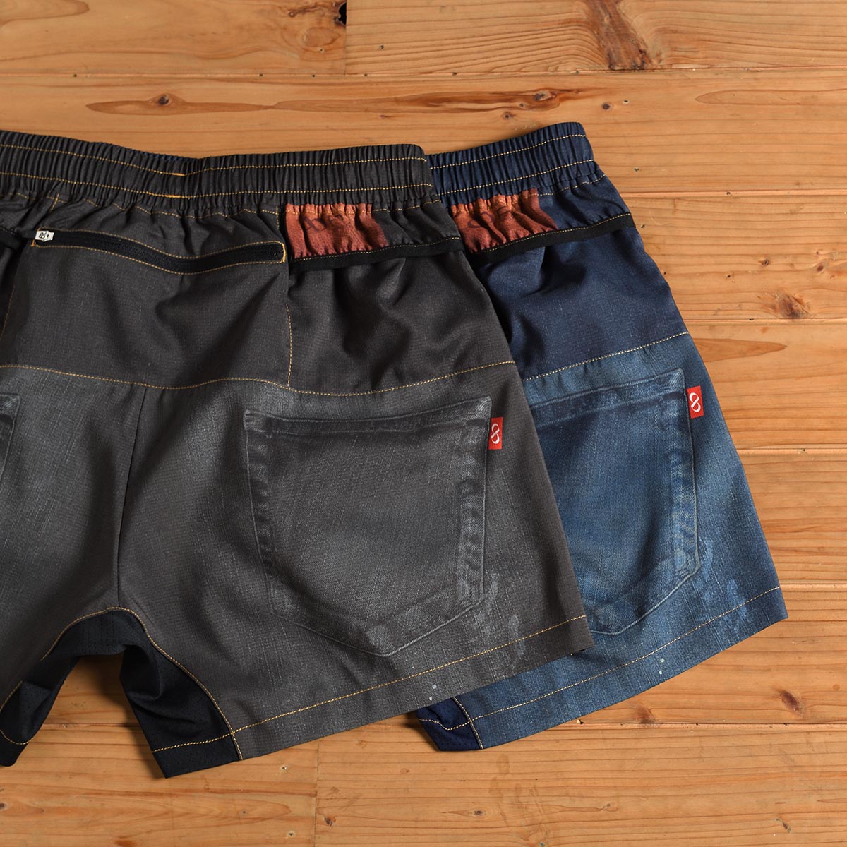 WILD DRY DENIM ランニングパンツ IV 6ポケット ショート デニムパンツ