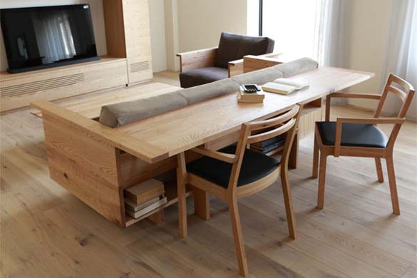 カラメッラ カウンターソファ(ウォールナットフレーム) | ヒラシマ