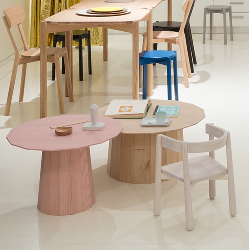 カラーウッド プレーン テーブル(ラージ) | おしゃれな家具通販