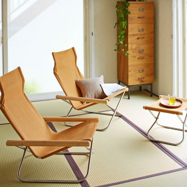 ニーチェア エックス (木部ナチュラル シートキャメル) | リグナ通常品