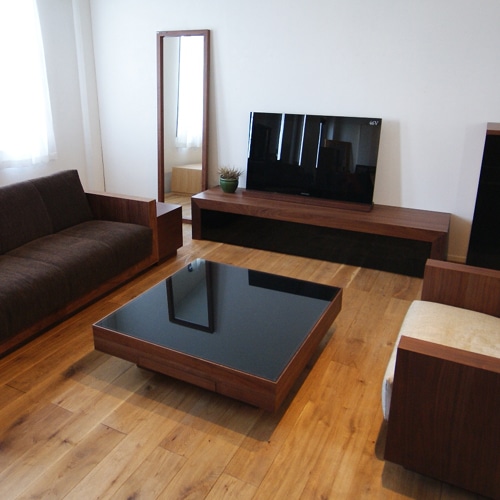 ショコラ テレビボード（ウォールナット） | ヒラシマ(HIRASHIMA