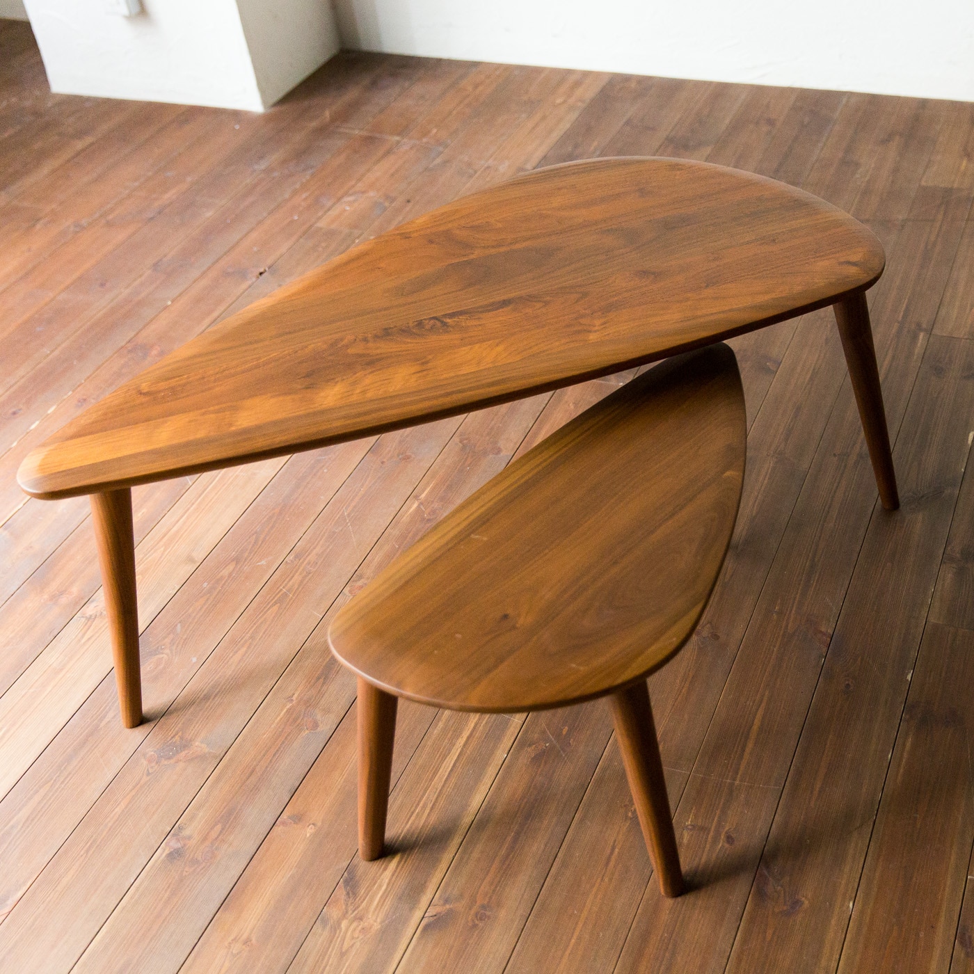 フレンドリー ネストテーブル (樹種ブラックチェリー（ウレタン塗装