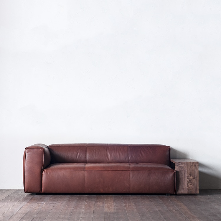 マニ ソファ(片肘 ハイアーム) (サイズ2P 肘の向き座って左肘[LH] 張地