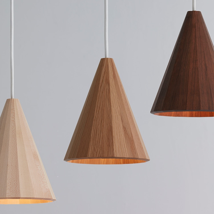 ヴェンティ ペンダントライト (樹種ウォールナット 取付ダクトレール用