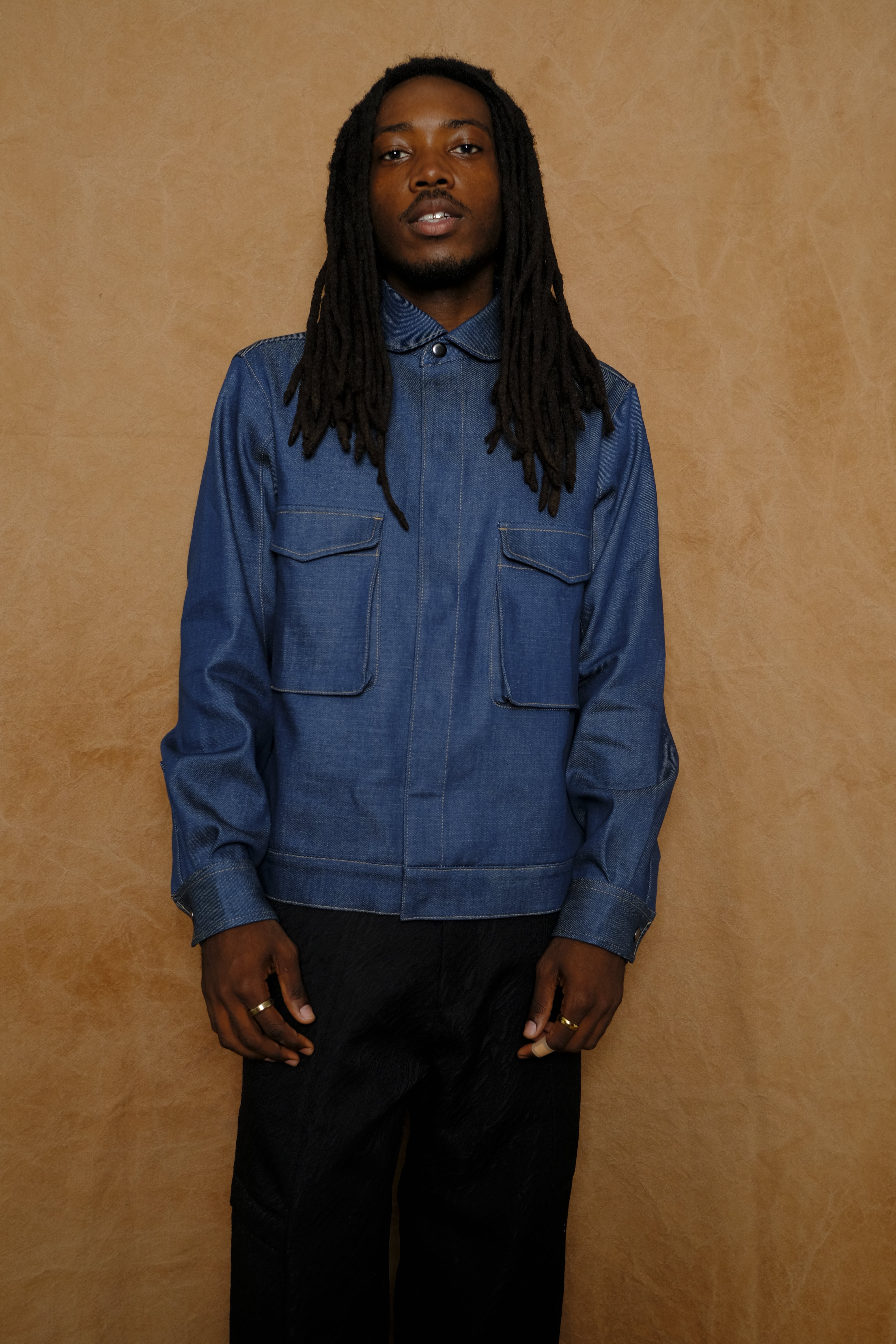 75 london overshirt in turkish blue denim | Shop And Son
