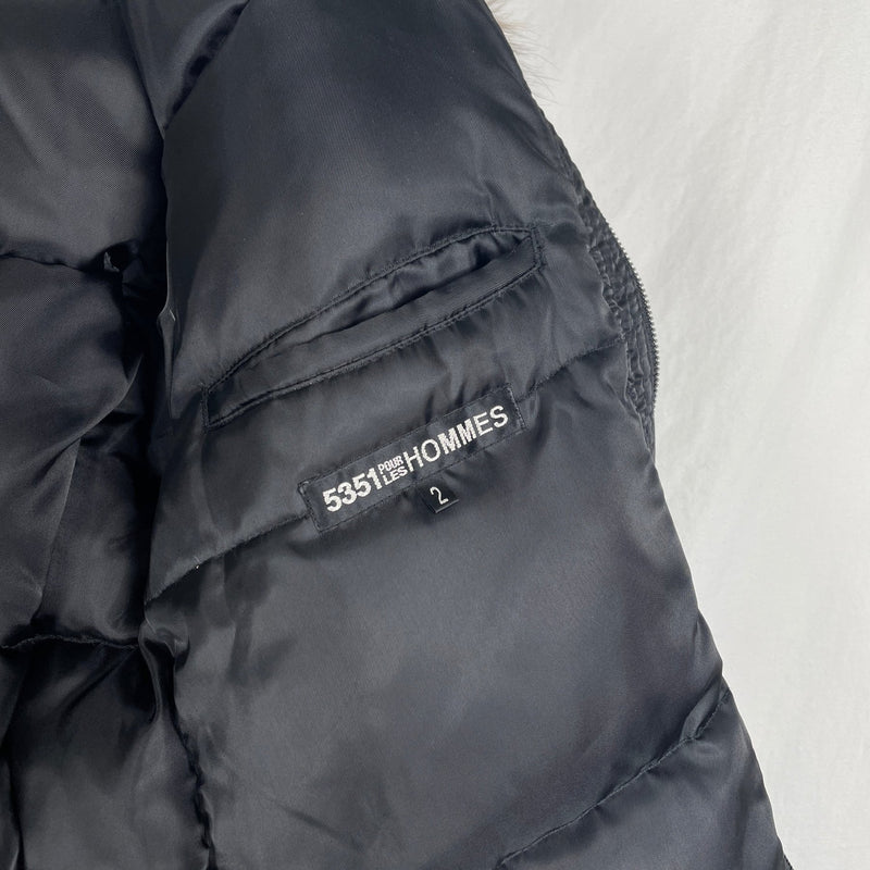 5351 Pour Les Hommes Fur Hooded Jacket – Boketto