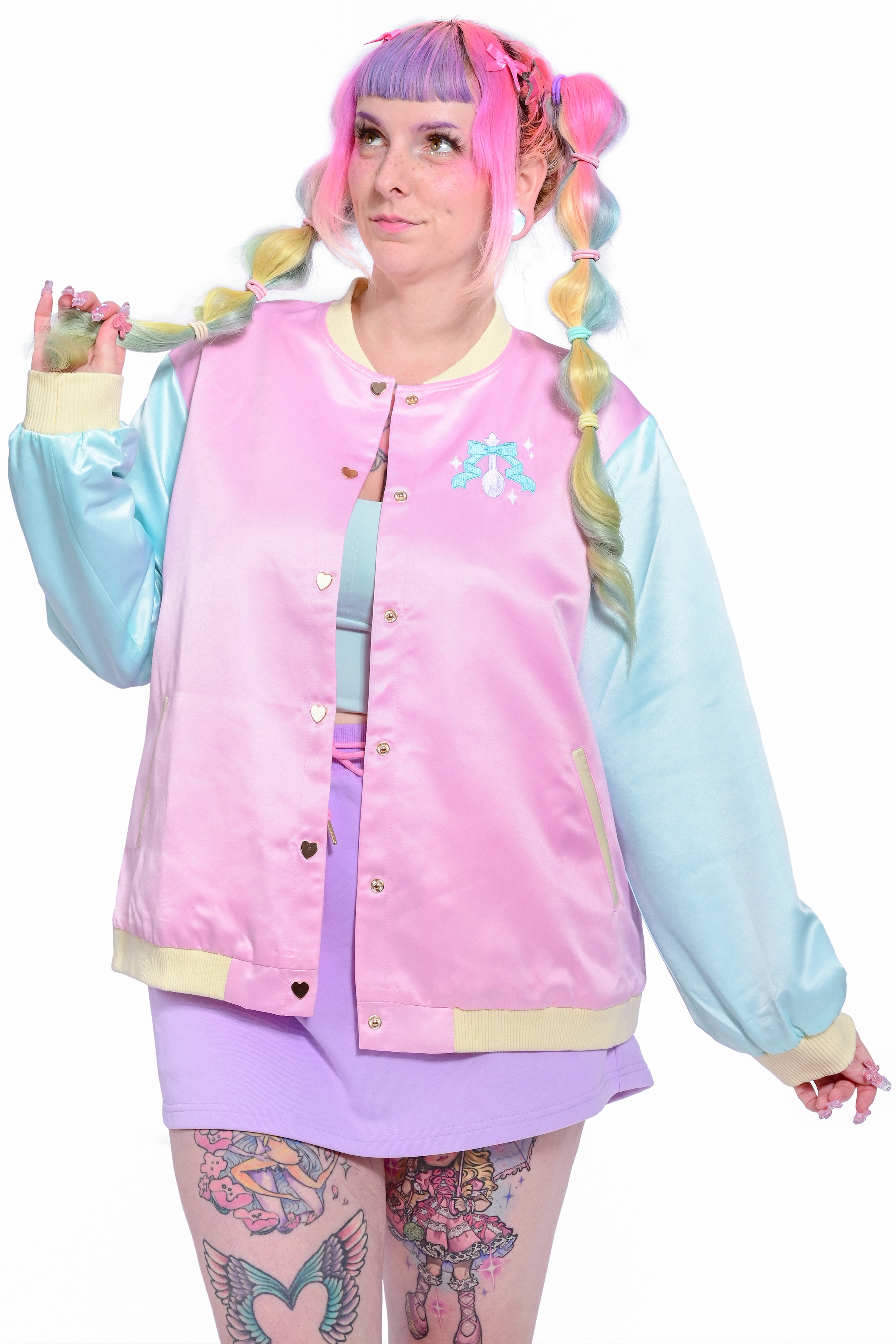 Stardust Soda Varsity Jacket – My Violet