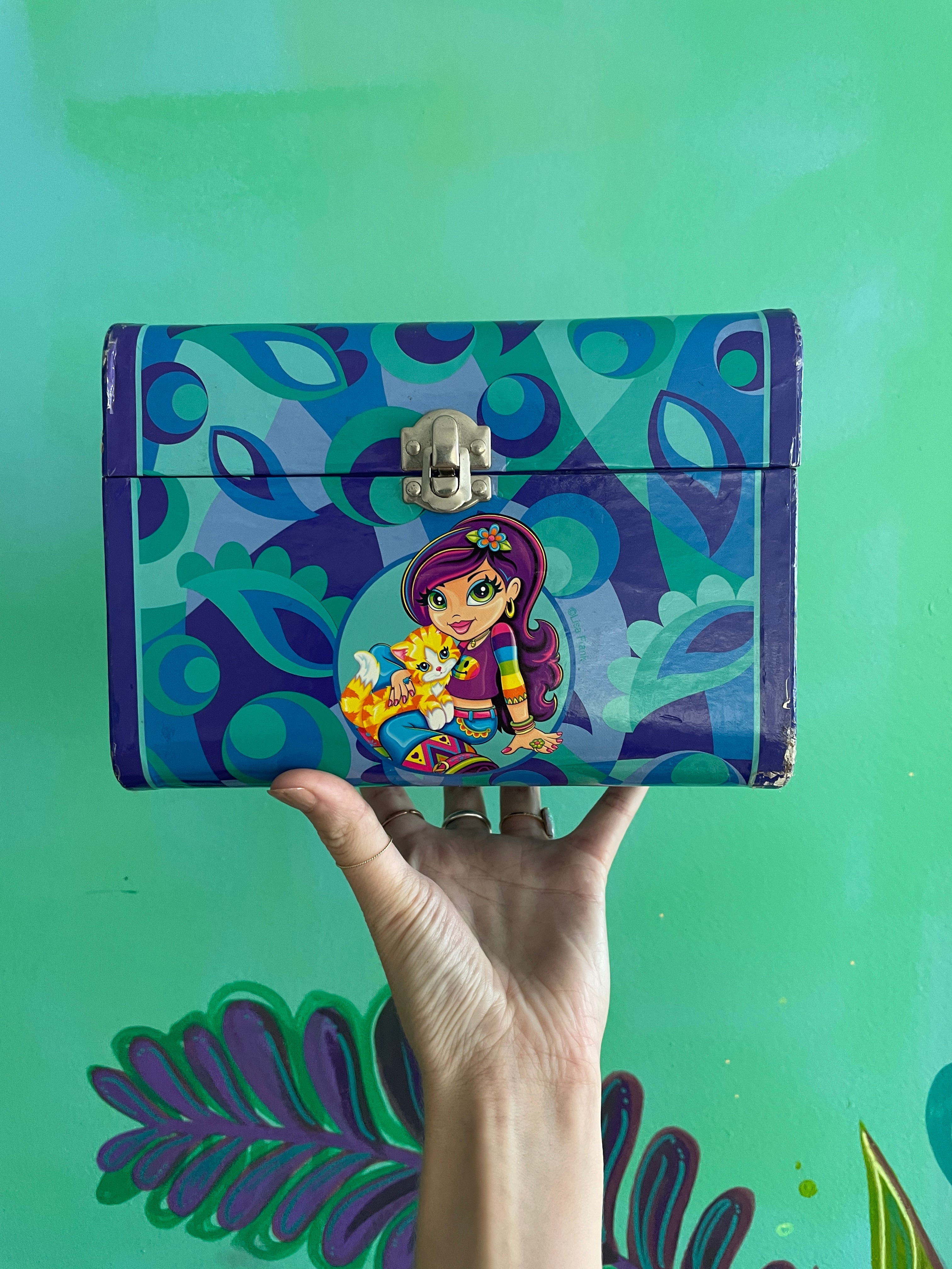 Rare 1990's Vintage Lisa Frank Hippie Girl Trunk | Andi's Personal