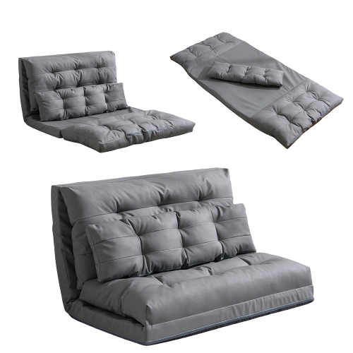 BTM 【全品8%OFF】新発売！ソファベッド 二人掛け PUレザー 座椅子