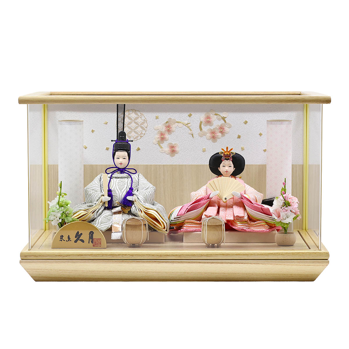 雛人形 親王飾り ちいかわ ＆ ハチワレ おひなさま ミニ雛人形 吉徳