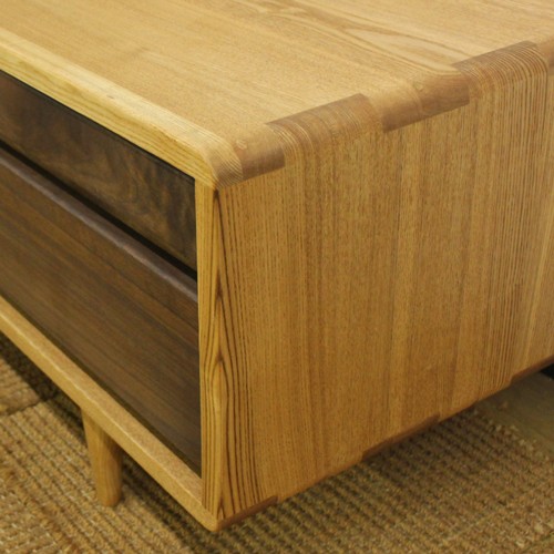 テレビボード おしゃれ 180cm ウォールナット ハイタイプ 収納 丸脚