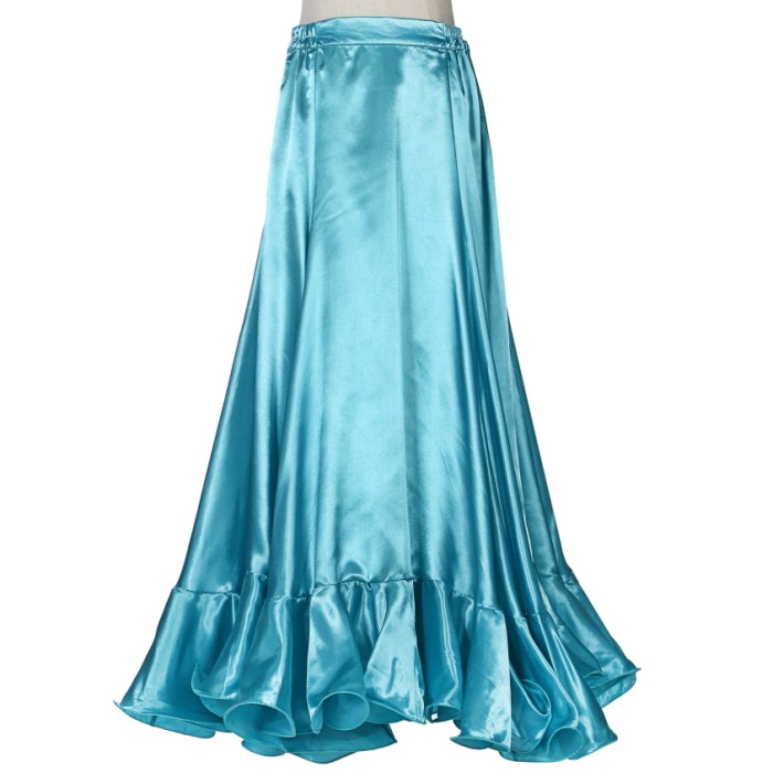 フラメンコ衣装 ペチコート【ライトブルー】 スカート ダンス衣装
