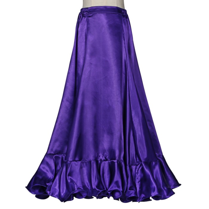 フラメンコ衣装 ペチコート【パープル 紫 】 スカート ダンス衣装
