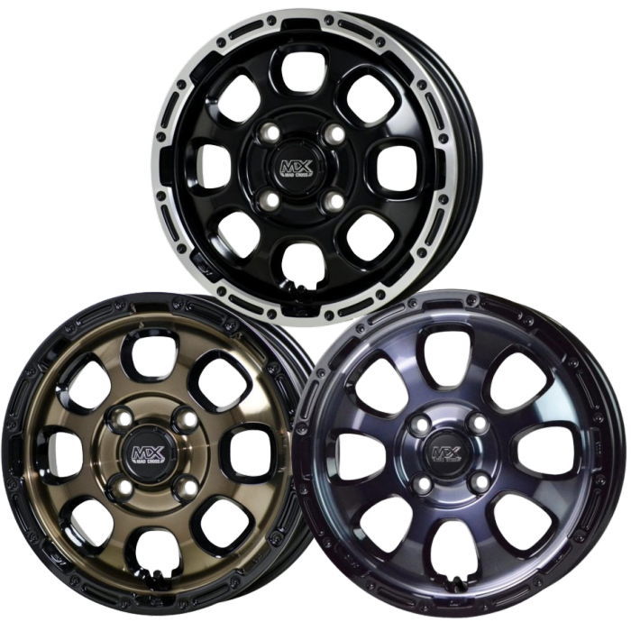 HOT STUFF（ホットスタッフ） 12インチ 4穴 100 4B マッドクロス