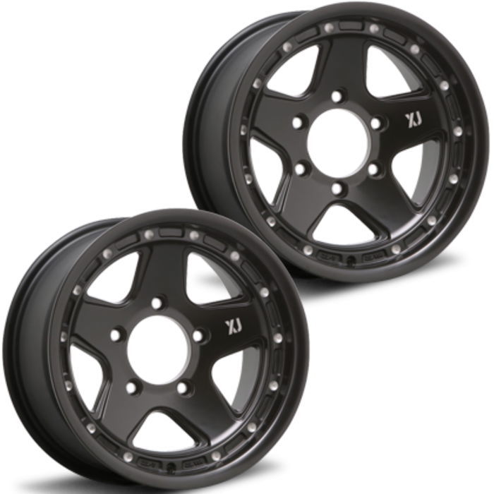MLJ 16インチ 5穴 150 8J XTREME-J XJ05 サテンブラックミルド