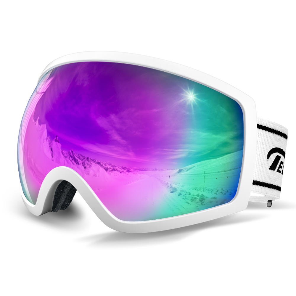 スキー ゴーグル メガネ対応 スノーボード UVカット レディース メンズ