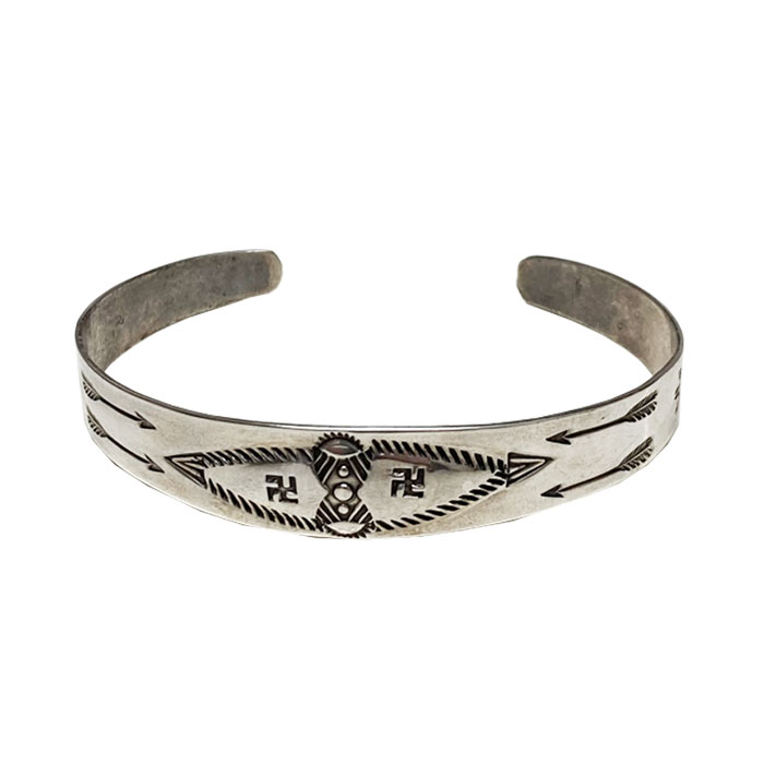 ヴィンテージ インディアンジュエリー スワスティカ バングル VINTAGE