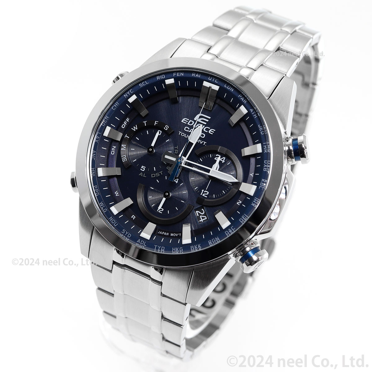 EDIFICE（CASIO） カシオ エディフィス 電波ソーラー 腕時計 メンズ