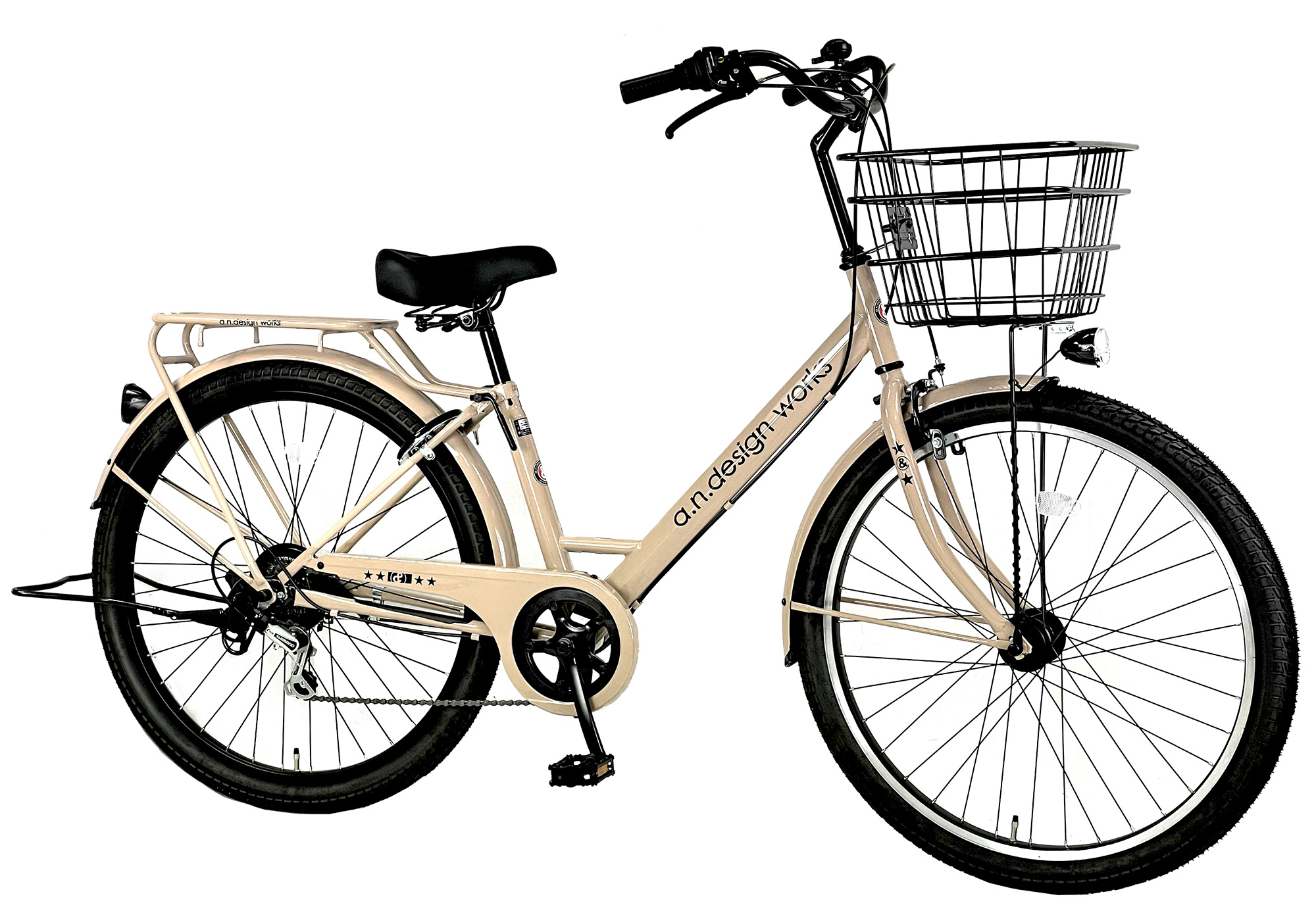 a.n.design-works 訳あり大特価 完全組立ヤクシン 自転車 27インチ