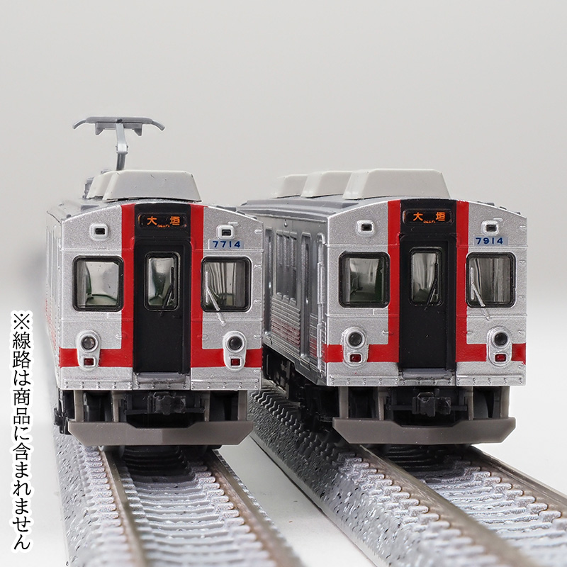 鉄道模型 Nゲージ 車両 養鉄缶バッジ付 7700系TQ14編成3両セットC 赤