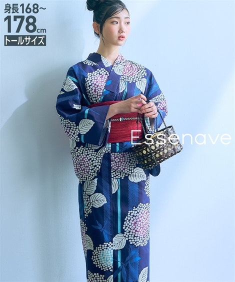 ニッセン（nissen） 浴衣 トールサイズ レディース 高身長 花柄ゆかた