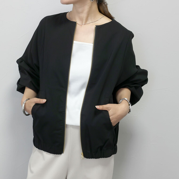 Aletta vita 極伸びタック使いブルゾンメール便不可ブルゾンアウター